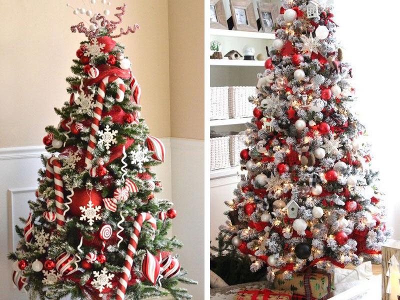 στολισμένα Χριστουγεννιάτικα δέντρα 2018