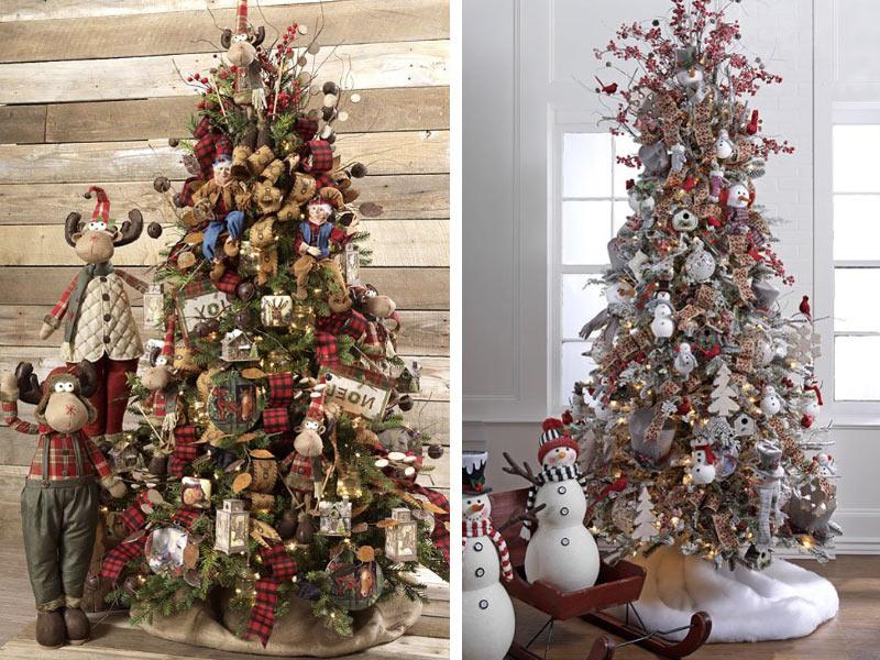 Χριστουγεννιάτικα δέντρα στολισμένα 2018