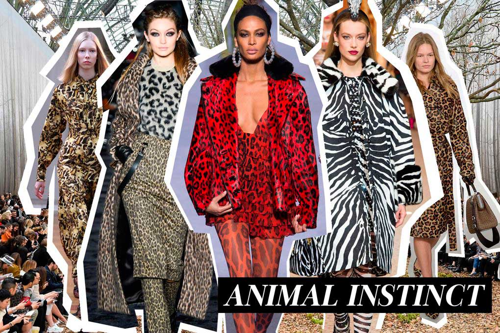 Μόδα φθινόπωρο χειμώνας 2018-2019 animal prints