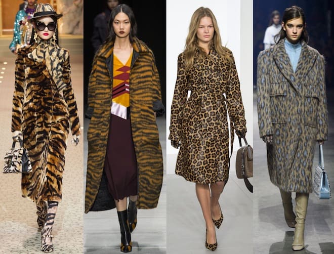 animal prints τάσεις φθινόπωρο χειμώνας 2018-2019