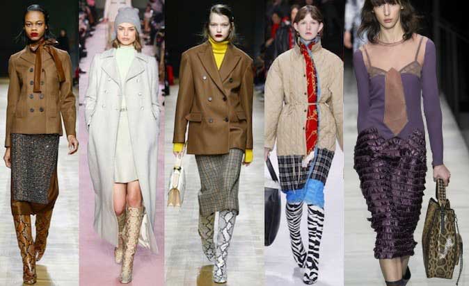 animal prints μπότες - τάσεις φθινόπωρο χειμώνας 2018-2019