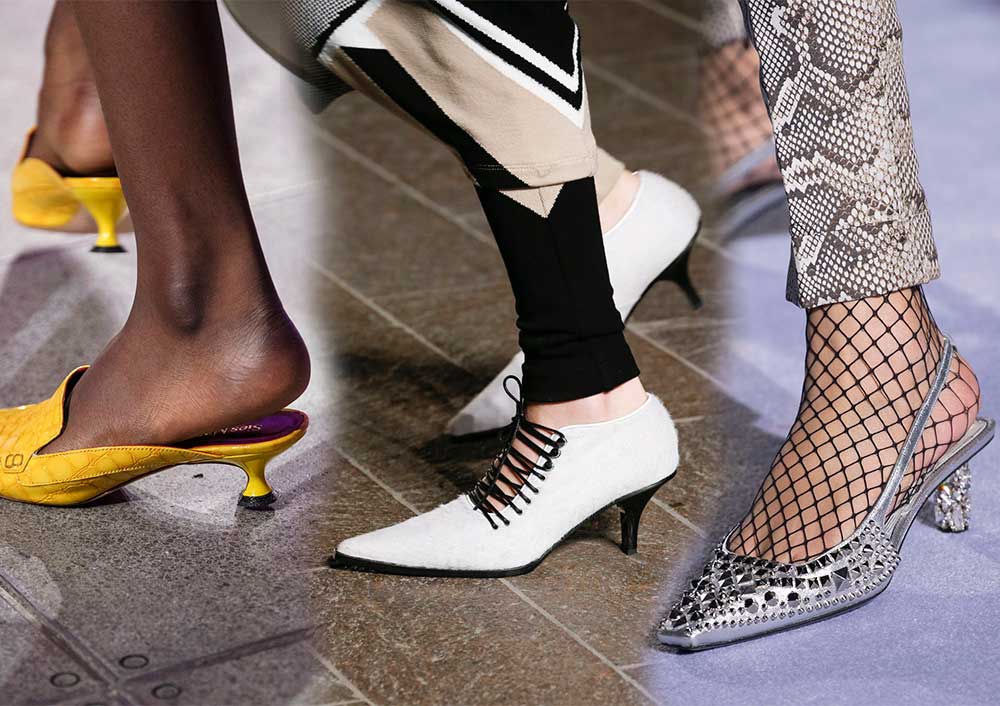 kitten heels φθινόπωρο χειμώνας 2018-2019