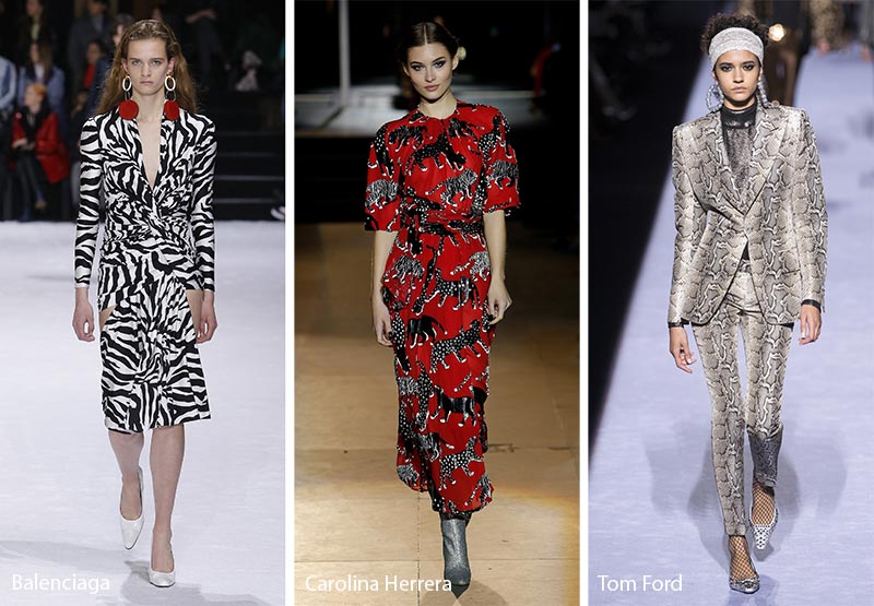 animal Print trends μόδα φθινόπωρο χειμώνας 2018-2019