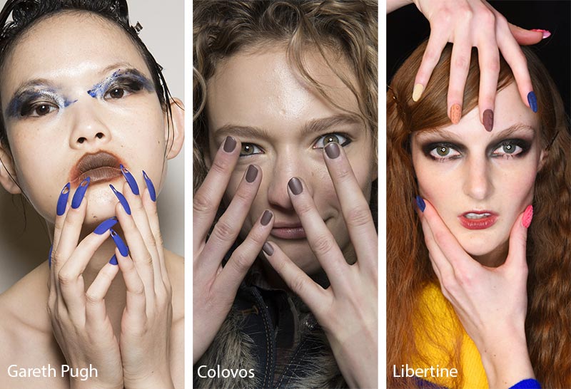 nail trends Φθινόπωρο χειμώνας 2018 2019